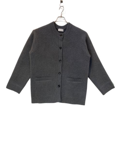 FRAY ID（フレイ アイディー）FRAY ID (フレイ アイディー) ダブルフェイスコーディガン グレー サイズ:ONE SIZEの古着・服飾アイテム