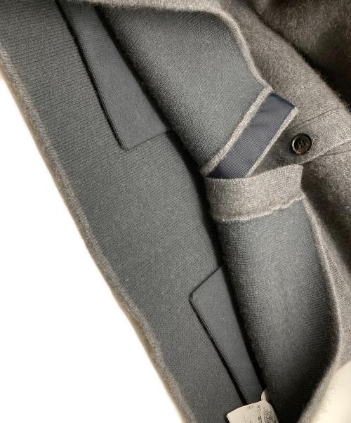 FRAY ID（フレイ アイディー）FRAY ID (フレイ アイディー) ダブルフェイスコーディガン グレー サイズ:ONE SIZEの古着・服飾アイテム