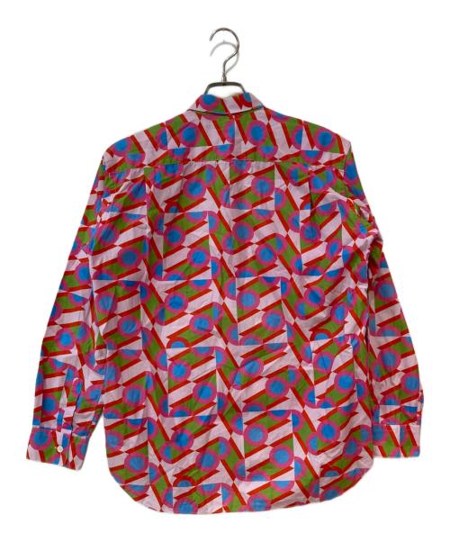 COMME des GARCONS SHIRT（コムデギャルソンシャツ）COMME des GARCONS SHIRT (コムデギャルソンシャツ) Karl Benjamin (カール・ベンジャミン) 20SS 幾何学模様シャツ マルチカラー サイズ:Sの古着・服飾アイテム