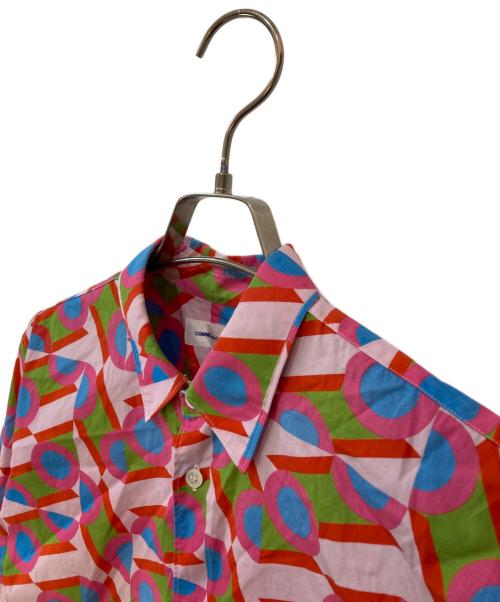 COMME des GARCONS SHIRT（コムデギャルソンシャツ）COMME des GARCONS SHIRT (コムデギャルソンシャツ) Karl Benjamin (カール・ベンジャミン) 20SS 幾何学模様シャツ マルチカラー サイズ:Sの古着・服飾アイテム
