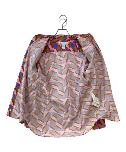 COMME des GARCONS SHIRT（コムデギャルソンシャツ）COMME des GARCONS SHIRT (コムデギャルソンシャツ) Karl Benjamin (カール・ベンジャミン) 20SS 幾何学模様シャツ マルチカラー サイズ:Sの古着・服飾アイテム