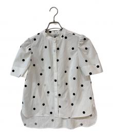 SHE TOKYO（シートーキョー）の古着「Aloma dot 半袖ブラウス」｜ホワイト
