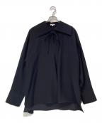 ENFOLDエンフォルド）の古着「SAILOR COLLAR PULLOVER ブラウス」｜ネイビー