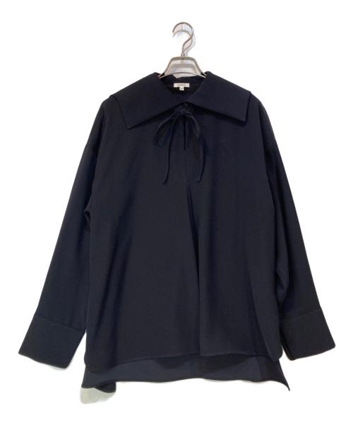 ENFOLD（エンフォルド）ENFOLD (エンフォルド) SAILOR COLLAR PULLOVER ブラウス ネイビー サイズ:38の古着・服飾アイテム