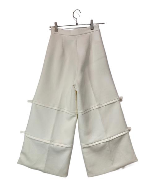 Pachman（パハマン）Pachman (パハマン) RIBBON LINE PANTS/リボンラインパンツ ホワイト サイズ:36の古着・服飾アイテム