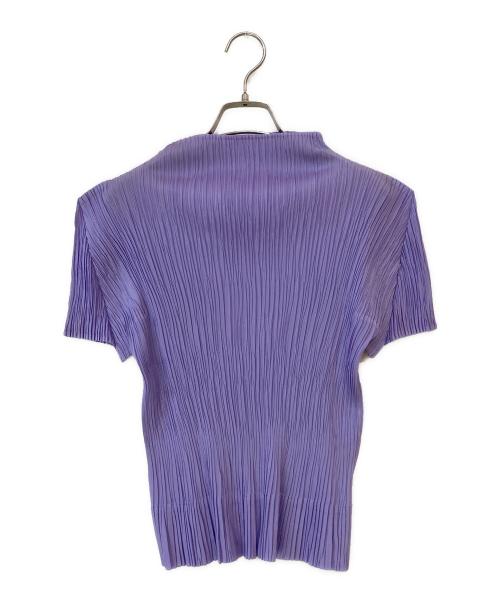 PLEATS PLEASE（プリーツプリーズ）PLEATS PLEASE (プリーツプリーズ) 半袖プリーツカットソー ブルー サイズ:3の古着・服飾アイテム