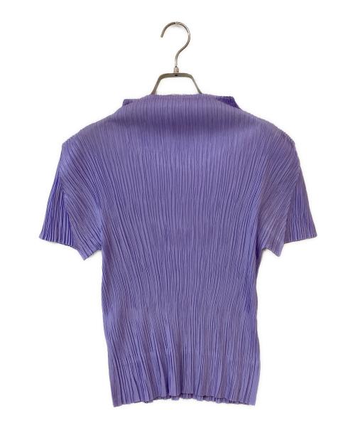 PLEATS PLEASE（プリーツプリーズ）PLEATS PLEASE (プリーツプリーズ) 半袖プリーツカットソー ブルー サイズ:3の古着・服飾アイテム