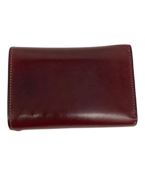 WILDSWANS（ワイルドスワンズ）WILDSWANS (ワイルドスワンズ) BYRNE 3つ折り財布 レッド サイズ:なしの古着・服飾アイテム