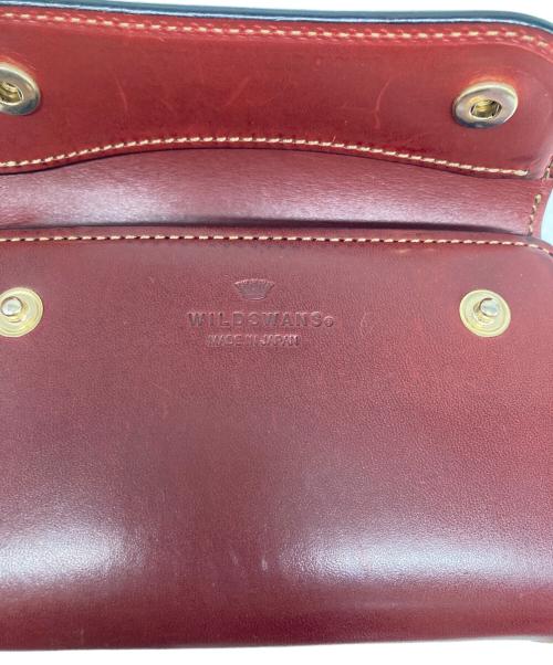 WILDSWANS（ワイルドスワンズ）WILDSWANS (ワイルドスワンズ) BYRNE 3つ折り財布 レッド サイズ:なしの古着・服飾アイテム