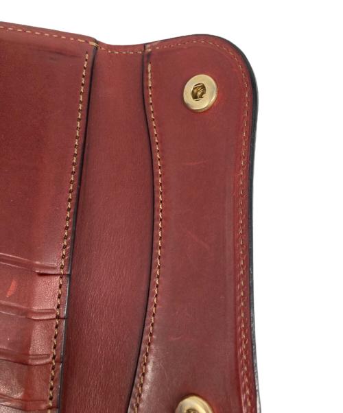 WILDSWANS（ワイルドスワンズ）WILDSWANS (ワイルドスワンズ) BYRNE 3つ折り財布 レッド サイズ:なしの古着・服飾アイテム