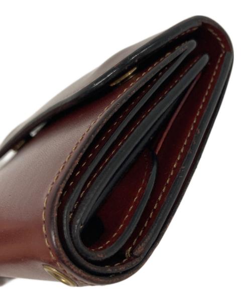 WILDSWANS（ワイルドスワンズ）WILDSWANS (ワイルドスワンズ) BYRNE 3つ折り財布 レッド サイズ:なしの古着・服飾アイテム