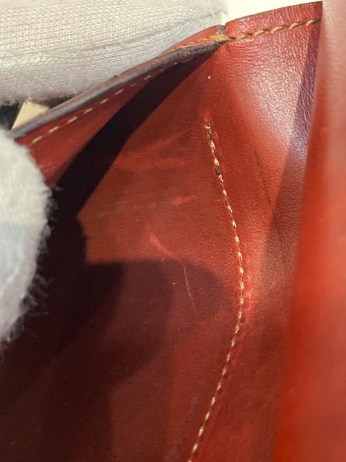 WILDSWANS（ワイルドスワンズ）WILDSWANS (ワイルドスワンズ) BYRNE 3つ折り財布 レッド サイズ:なしの古着・服飾アイテム