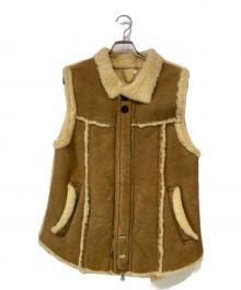 DACUTE（ダクテ）の古着「ムートンベスト」｜ブラウン