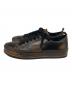 ANN DEMEULEMEESTER (アンドゥムルメステール) Brown Leather Asportabile Sneakers/ ブラウンレザーのアスポータブルスニーカー ブラウン サイズ:43：30000円
