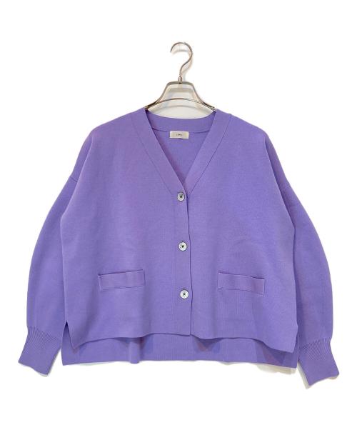 IENA（イエナ）IENA (イエナ) スーパーファインスムース ショートカーディガン パープル サイズ:-の古着・服飾アイテム