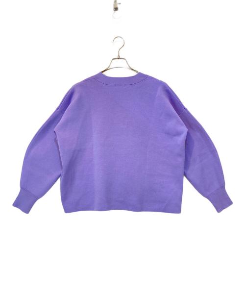 IENA（イエナ）IENA (イエナ) スーパーファインスムース ショートカーディガン パープル サイズ:-の古着・服飾アイテム