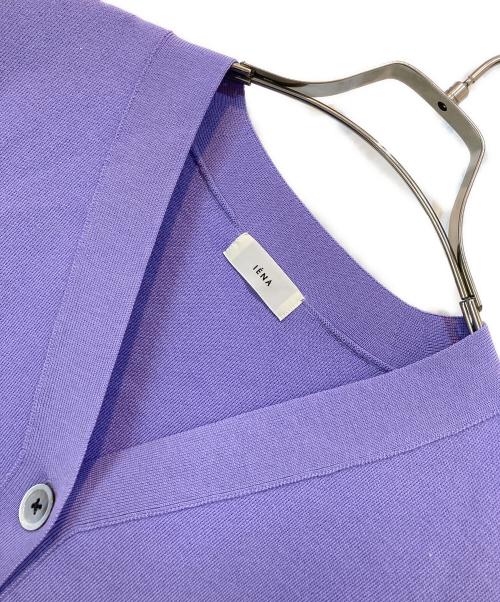 IENA（イエナ）IENA (イエナ) スーパーファインスムース ショートカーディガン パープル サイズ:-の古着・服飾アイテム