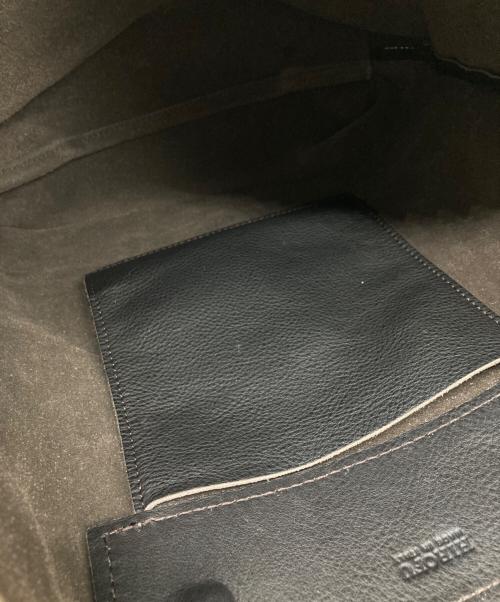 HIROFU（ヒロフ）HIROFU (ヒロフ) チェスタ レザートートバッグ L ブラック サイズ:なしの古着・服飾アイテム