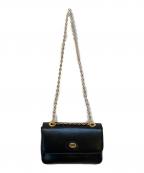 GUCCIグッチ）の古着「マリーナ レザー チェーンショルダーバッグ」｜ブラック