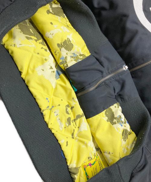 NIKE SB（ナイキエスビー）NIKE SB (ナイキエスビー) CARPET (カーペット) Company Jacket/カンパニジャケット リバーシブルジャケット ブラック×イエロー サイズ:XLの古着・服飾アイテム