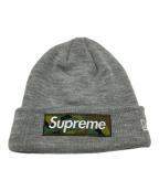 SUPREME×New Eraシュプリーム×ニューエラ）の古着「23FW box Logo Beanie」｜グレー