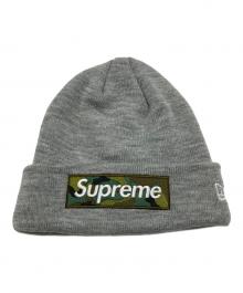 SUPREME×New Era（シュプリーム×ニューエラ）の古着「23FW box Logo Beanie」｜グレー