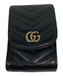 GUCCI（グッチ）の古着「プチ マーモント シガレットケース」｜ブラック