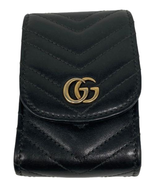 GUCCI（グッチ）GUCCI (グッチ) プチ マーモント シガレットケース ブラックの古着・服飾アイテム