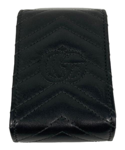 GUCCI（グッチ）GUCCI (グッチ) プチ マーモント シガレットケース ブラックの古着・服飾アイテム