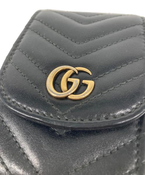 GUCCI（グッチ）GUCCI (グッチ) プチ マーモント シガレットケース ブラックの古着・服飾アイテム