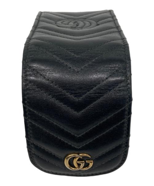 GUCCI（グッチ）GUCCI (グッチ) プチ マーモント シガレットケース ブラックの古着・服飾アイテム