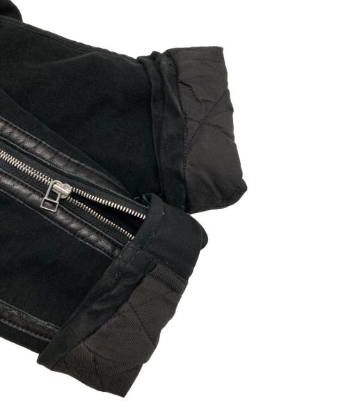 HELMUT LANG（ヘルムートラング）HELMUT LANG (ヘルムートラング) オールド コットンライダースジャケット ブラック サイズ:XSの古着・服飾アイテム