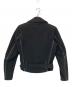 HELMUT LANG (ヘルムートラング) オールド コットンライダースジャケット ブラック サイズ:XS：9000円