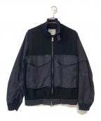 sacaiサカイ）の古着「Sport Knit Jacket」｜Black×Navy