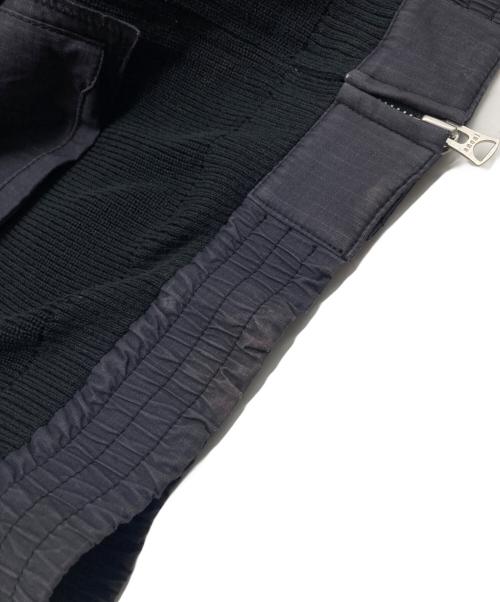 sacai（サカイ）sacai (サカイ) Sport Knit Jacket Black×Navy サイズ:4の古着・服飾アイテム