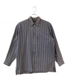 IM ISSEY MIYAKE（アイエムイッセイミヤケ）の古着「ハミルトン期 ストライプシャツ」｜グレー