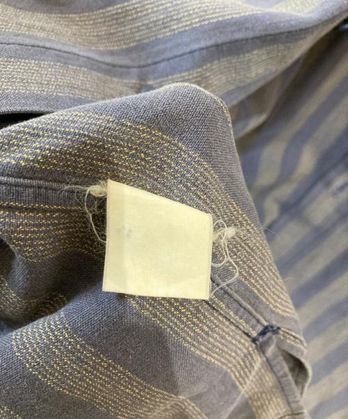 IM ISSEY MIYAKE（アイエムイッセイミヤケ）IM ISSEY MIYAKE (アイエムイッセイミヤケ) ハミルトン期 ストライプシャツ グレー サイズ:Mの古着・服飾アイテム