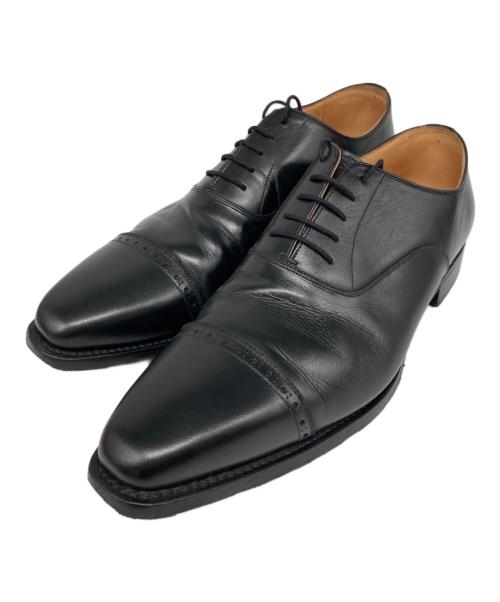 SCOTCH GRAIN（スコッチグレイン）SCOTCH GRAIN (スコッチグレイン) ストレートチップシューズ ブラック サイズ:26.5の古着・服飾アイテム