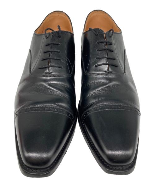 SCOTCH GRAIN（スコッチグレイン）SCOTCH GRAIN (スコッチグレイン) ストレートチップシューズ ブラック サイズ:26.5の古着・服飾アイテム