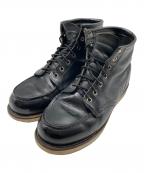 RED WINGレッドウィング）の古着「6-inch Classic Moc ブーツ」｜ブラック