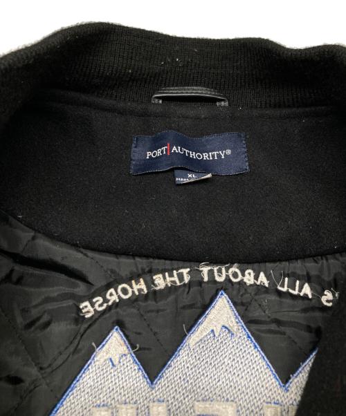 PORT AUTHORITY（ポートオーソリティ）PORT AUTHORITY (ポートオーソリティ) スタジャン ブラック サイズ:XLの古着・服飾アイテム