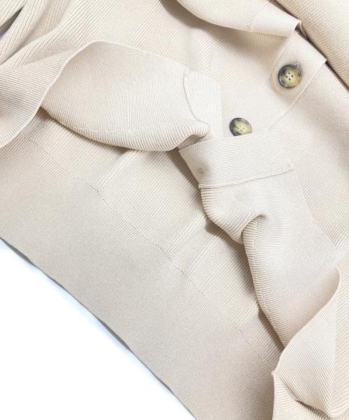 L'appartement（アパルトモン）L'appartement (アパルトモン) ニットカーディガン ベージュ サイズ:無の古着・服飾アイテム