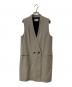 Lisiere（リジェール）の古着「LINEN CANVAS LONG VEST」｜ベージュ