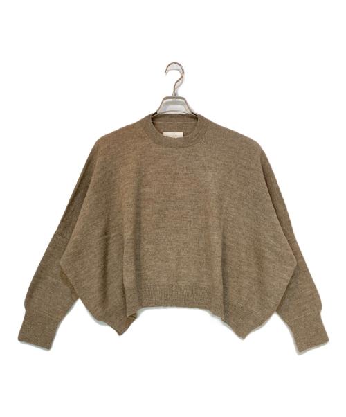 Lauren Manoogian（ローレン マヌージアン）Lauren Manoogian (ローレン マヌージアン) FINE ARCH アルパカ ウール ニット ベージュ サイズ:1の古着・服飾アイテム