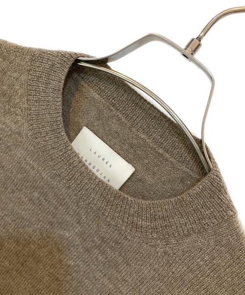 Lauren Manoogian（ローレン マヌージアン）Lauren Manoogian (ローレン マヌージアン) FINE ARCH アルパカ ウール ニット ベージュ サイズ:1の古着・服飾アイテム