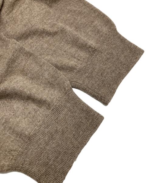 Lauren Manoogian（ローレン マヌージアン）Lauren Manoogian (ローレン マヌージアン) FINE ARCH アルパカ ウール ニットパンツ ベージュ サイズ:1の古着・服飾アイテム