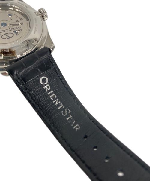 ORIENT（オリエント）ORIENT (オリエント) コンテンポラリー スリムスケルトン リストウォッチ ブラックの古着・服飾アイテム