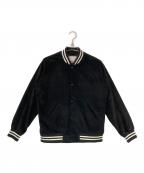 SUPREMEシュプリーム）の古着「17SS Suede Varsity Jacket/スエードバーシティジャケット」｜ブラック