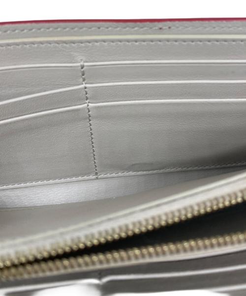 CELINE（セリーヌ）CELINE (セリーヌ) Large Flap Multifunction　ラージ フラップ マルチファンクション 　 ウォレット レッドの古着・服飾アイテム