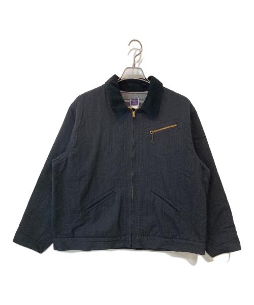 WORKERS（ワーカーズ）WORKERS (ワーカーズ) Blanket Lined Engineer Jacket Wool Cotton Covert Cloth グレー サイズ:42の古着・服飾アイテム